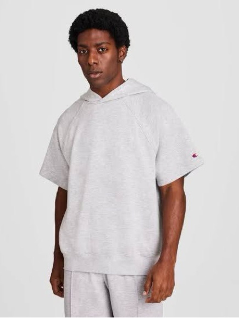 Champion Men’s Light Grey Club‎ Sport Pullover Hoodie in Size Medium